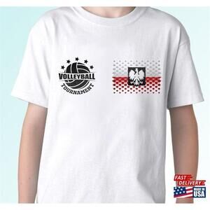 Polska Siatkowka Koszulka Poland Flag Volleyball Tournament White T Shirt